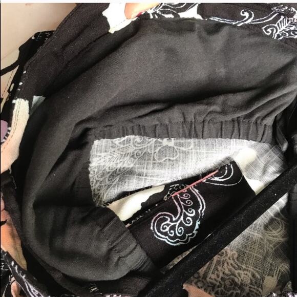 FREE PEOPLE Floral Handkerchief Hem Top Blouse Boho Tank Asymmetrical - Picture 7 of 7